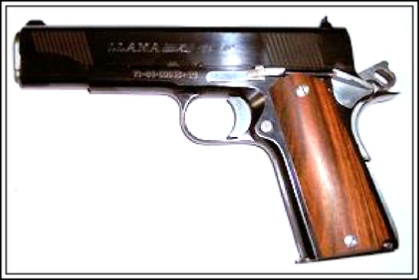 Llama Max 1 with Colt 1911 style grips